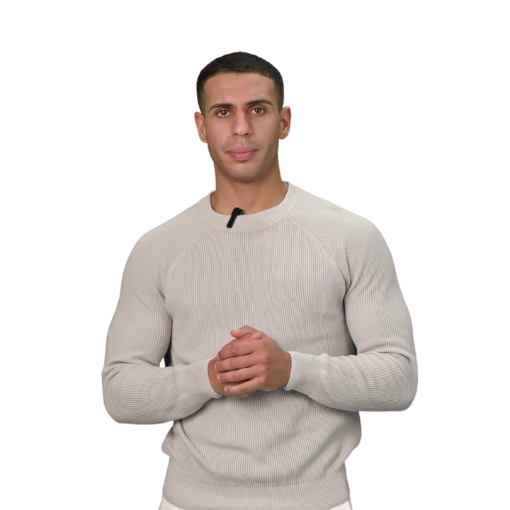 Matthew in Grey Sweater